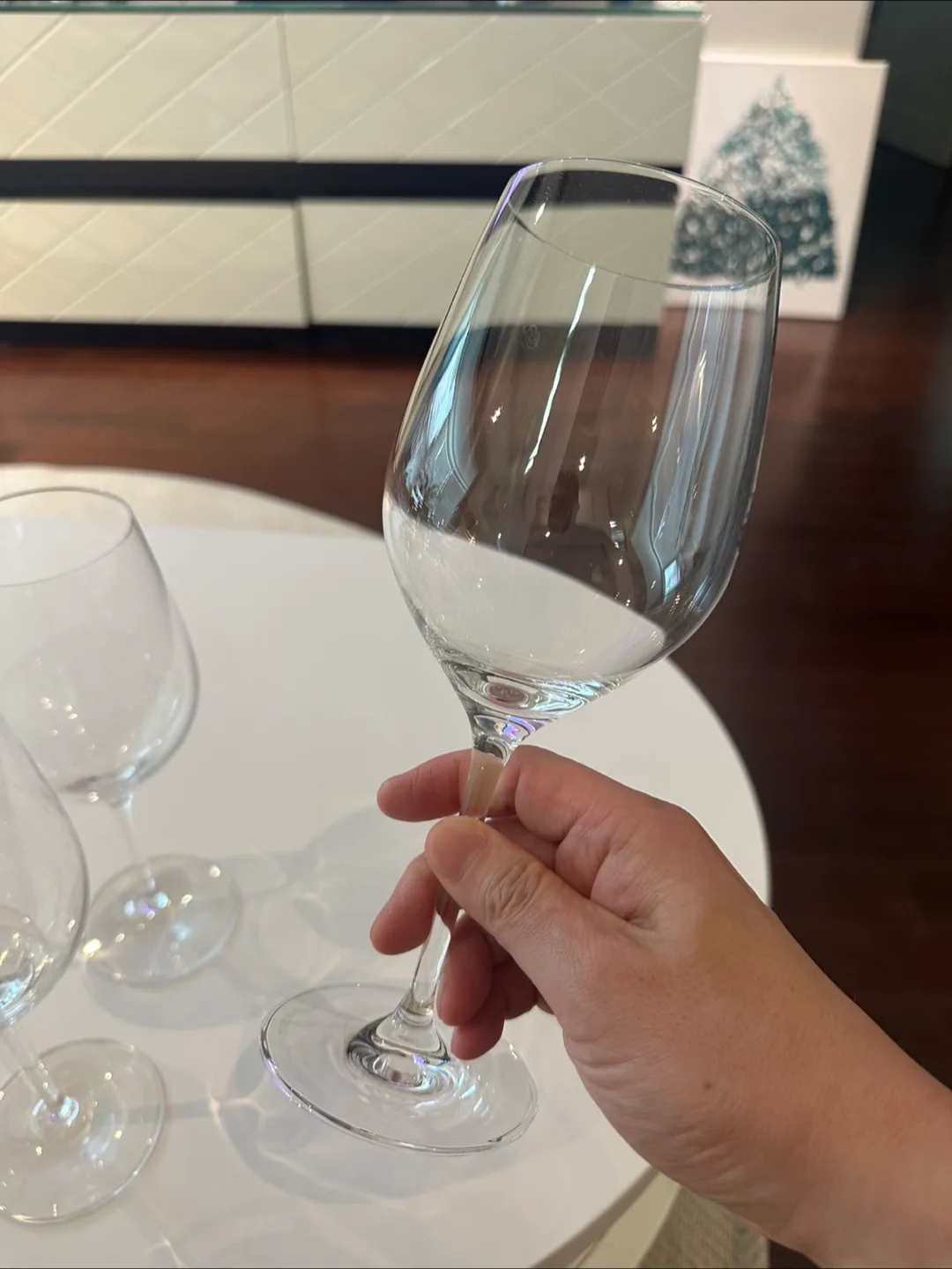 슈피겔라우 와인잔 4개