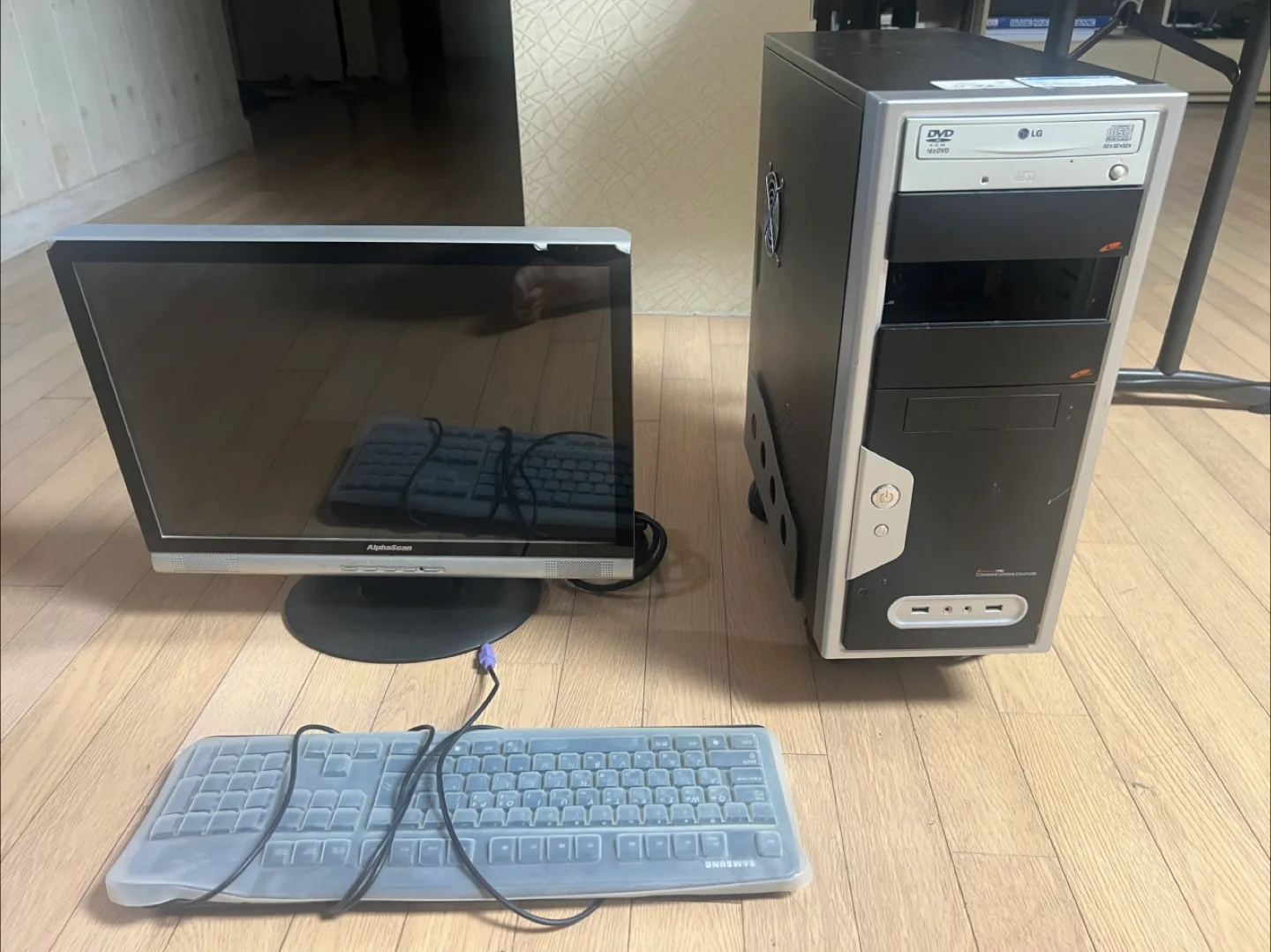 데스크탑 컴퓨터 세트 부품용 중고 판매