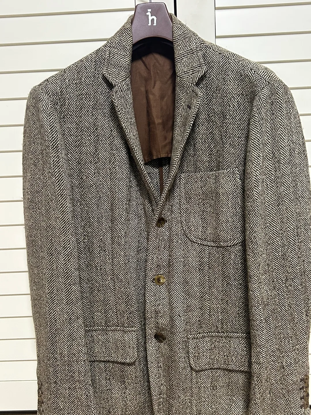 폴로 랄프로렌 헤링본 자켓 38R