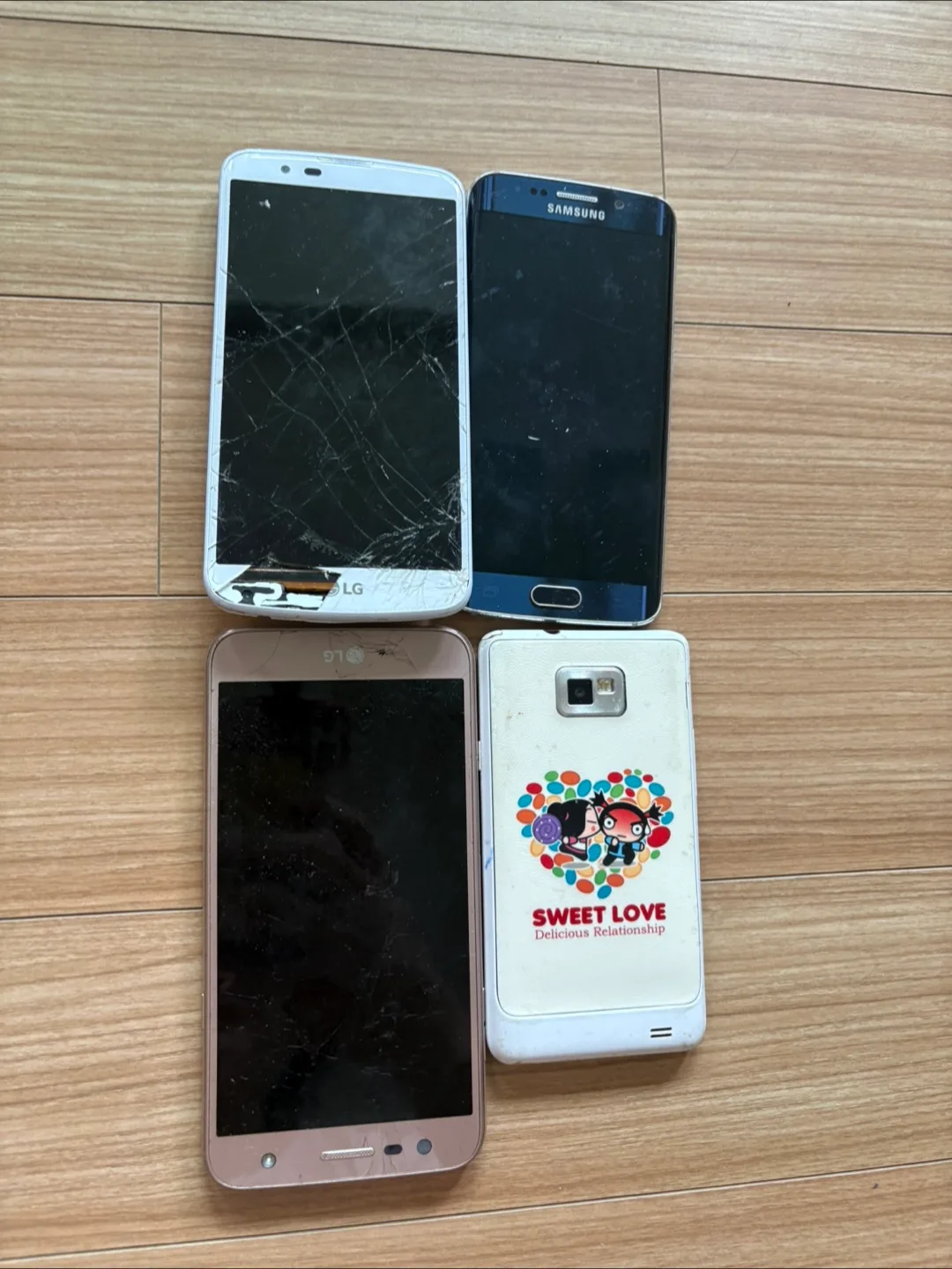 중고 스마트폰 4대