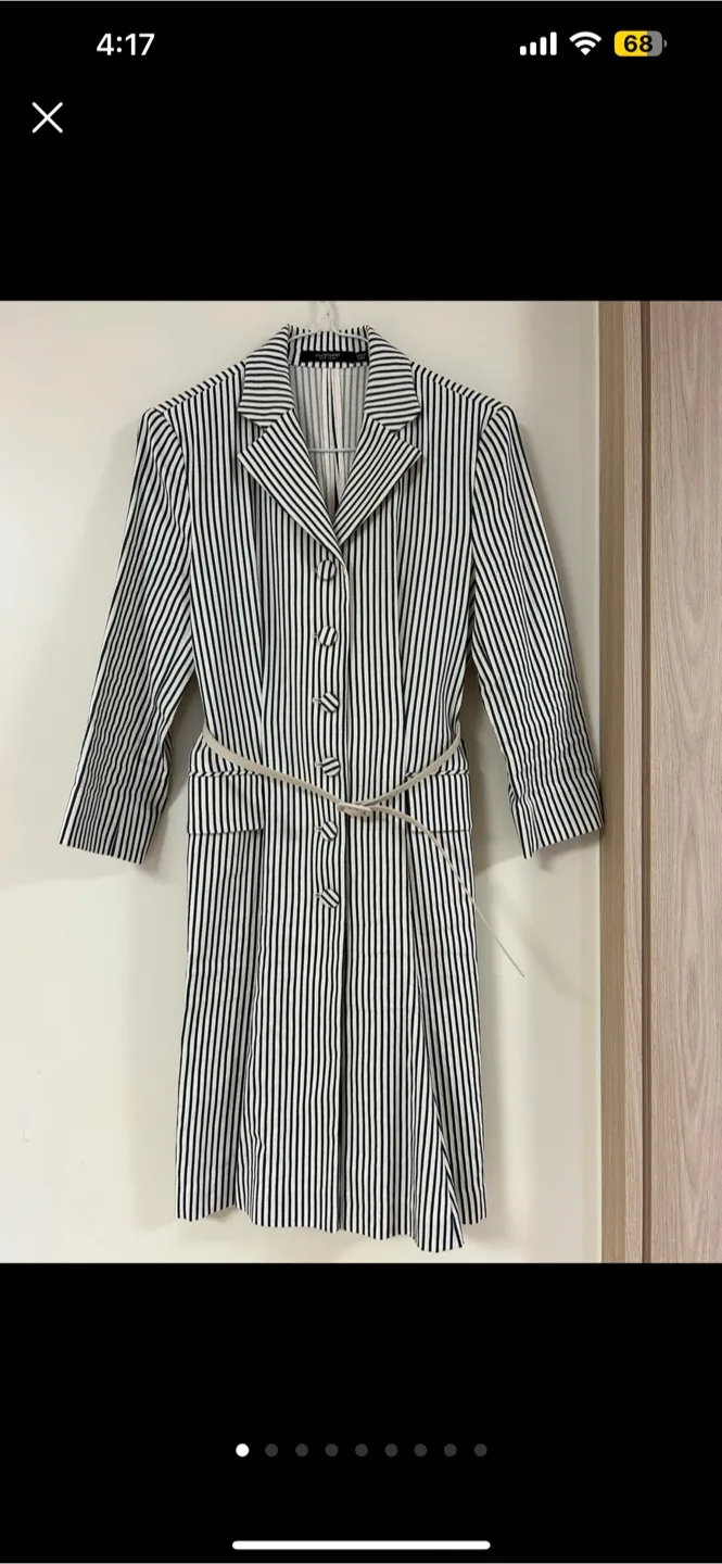 중고) 질스튜어트 스트라이프 롱 원피스