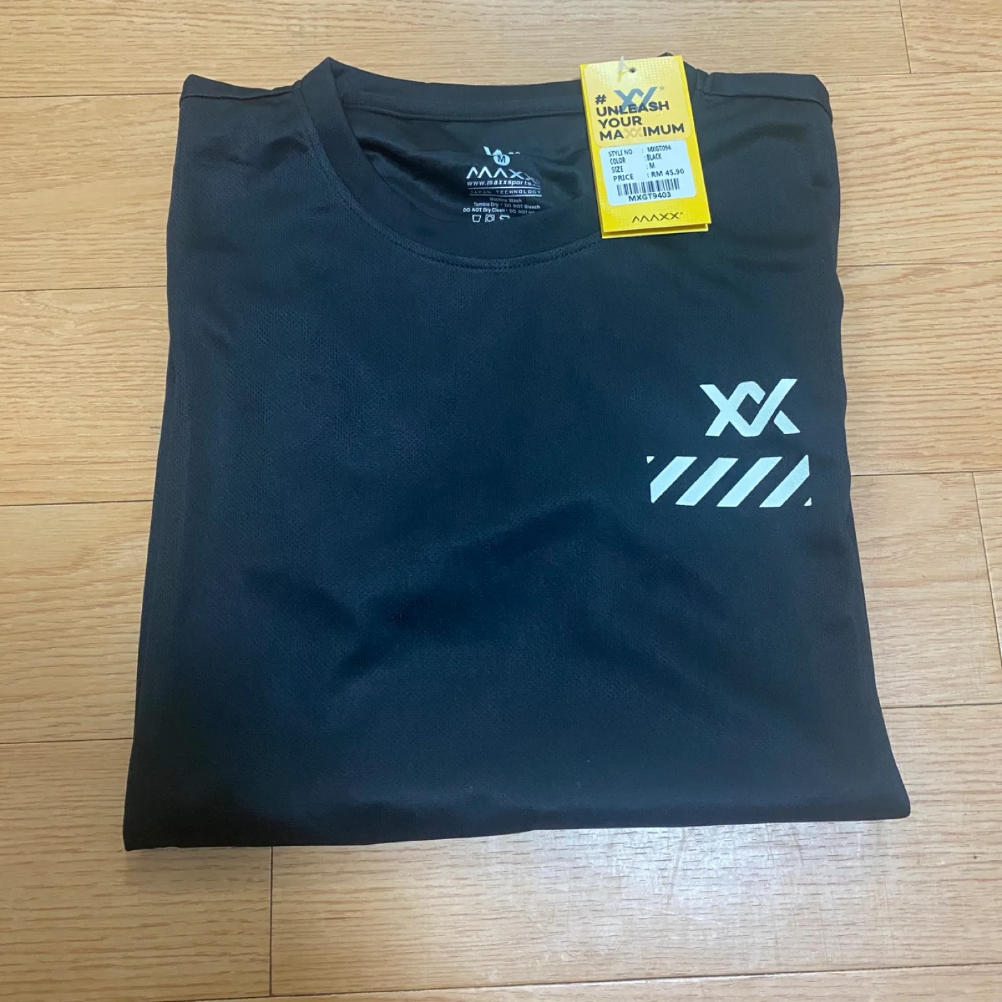 배드민턴 맥스 MAXX 배드민턴 티셔츠 검정색 (M)