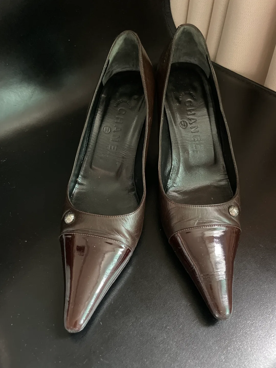 샤넬 펌프스 37.5