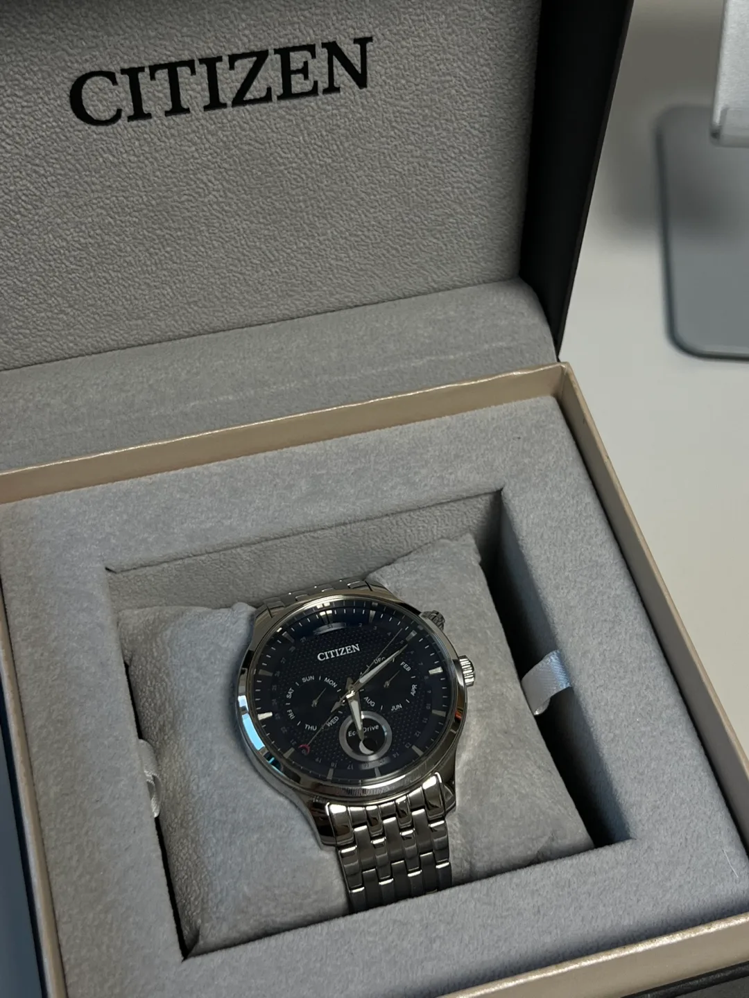 시티즌 문페이즈 에코드라이브 청판 42mm