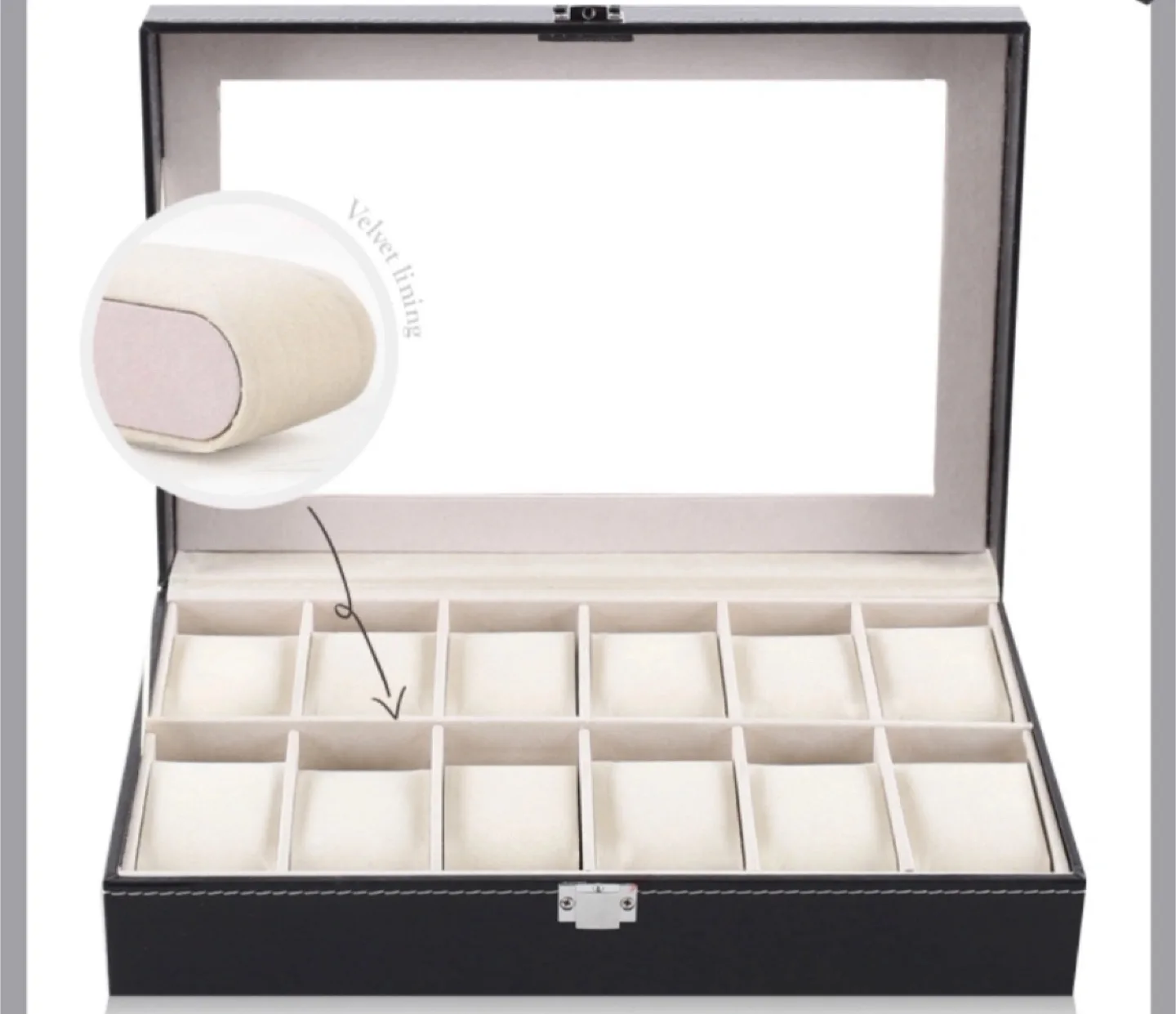 시계 보관함 (블랙)