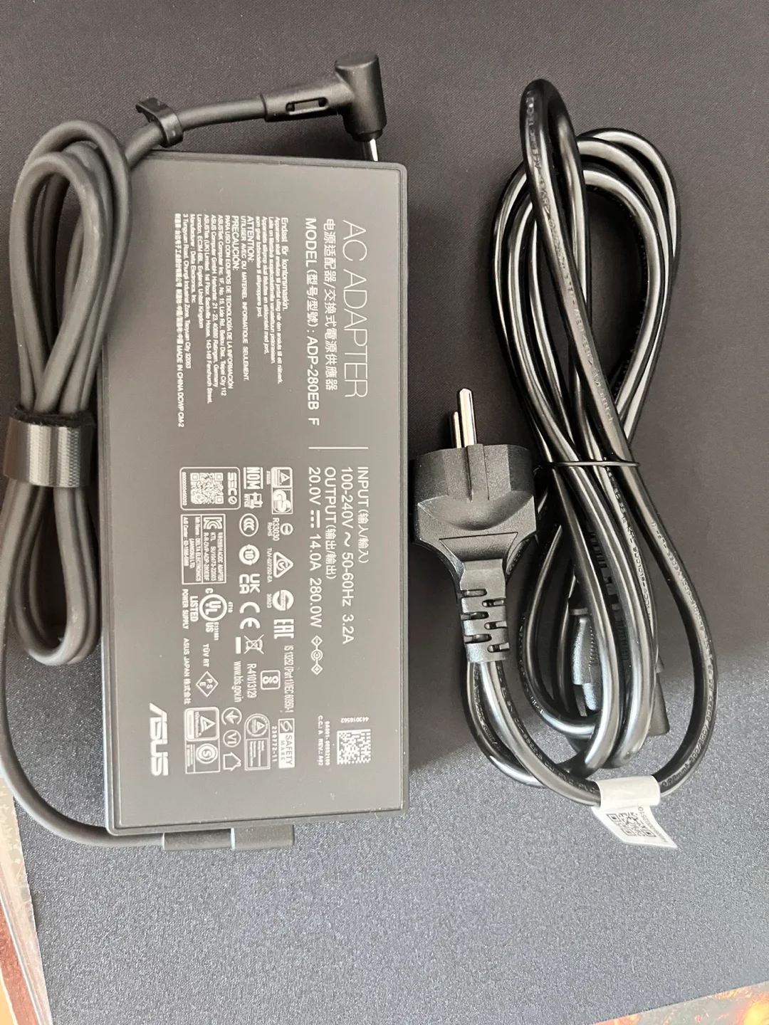 ASUS ADP-280EB F 280w 노트북 어댑터 배터리