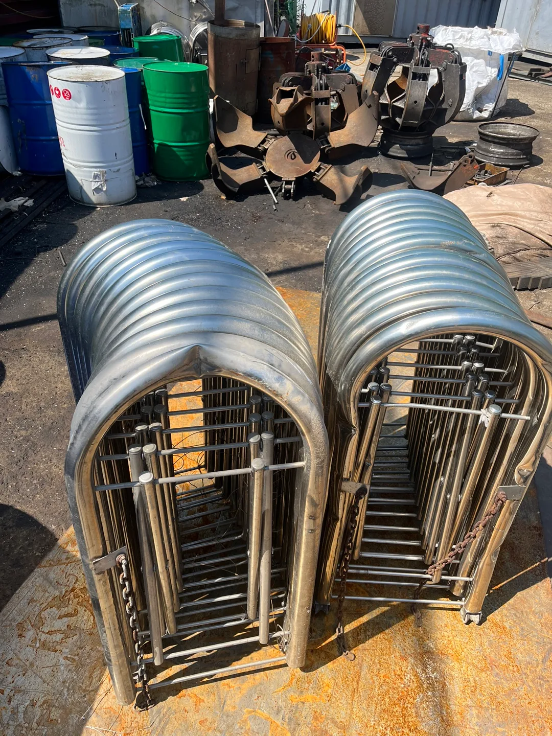 중고 급처 스테인리스 안전문 자바라