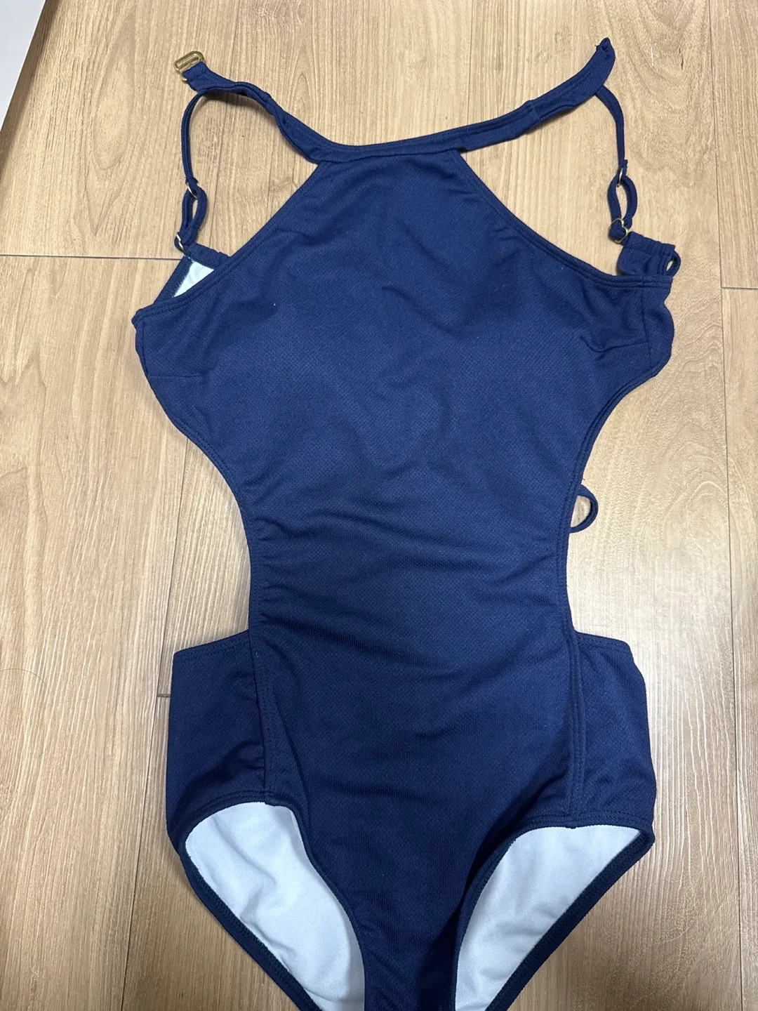 네이비 옆트임 백트임 섹시 모노키니 팝니다