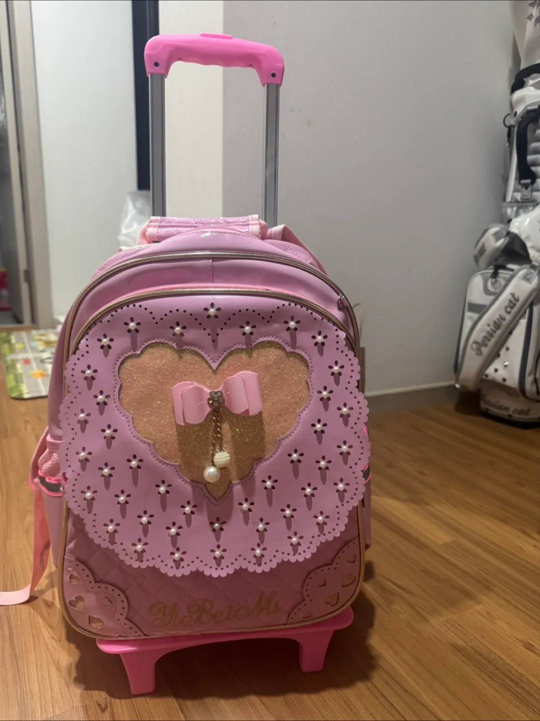 핑크 캐리어 책가방🎒