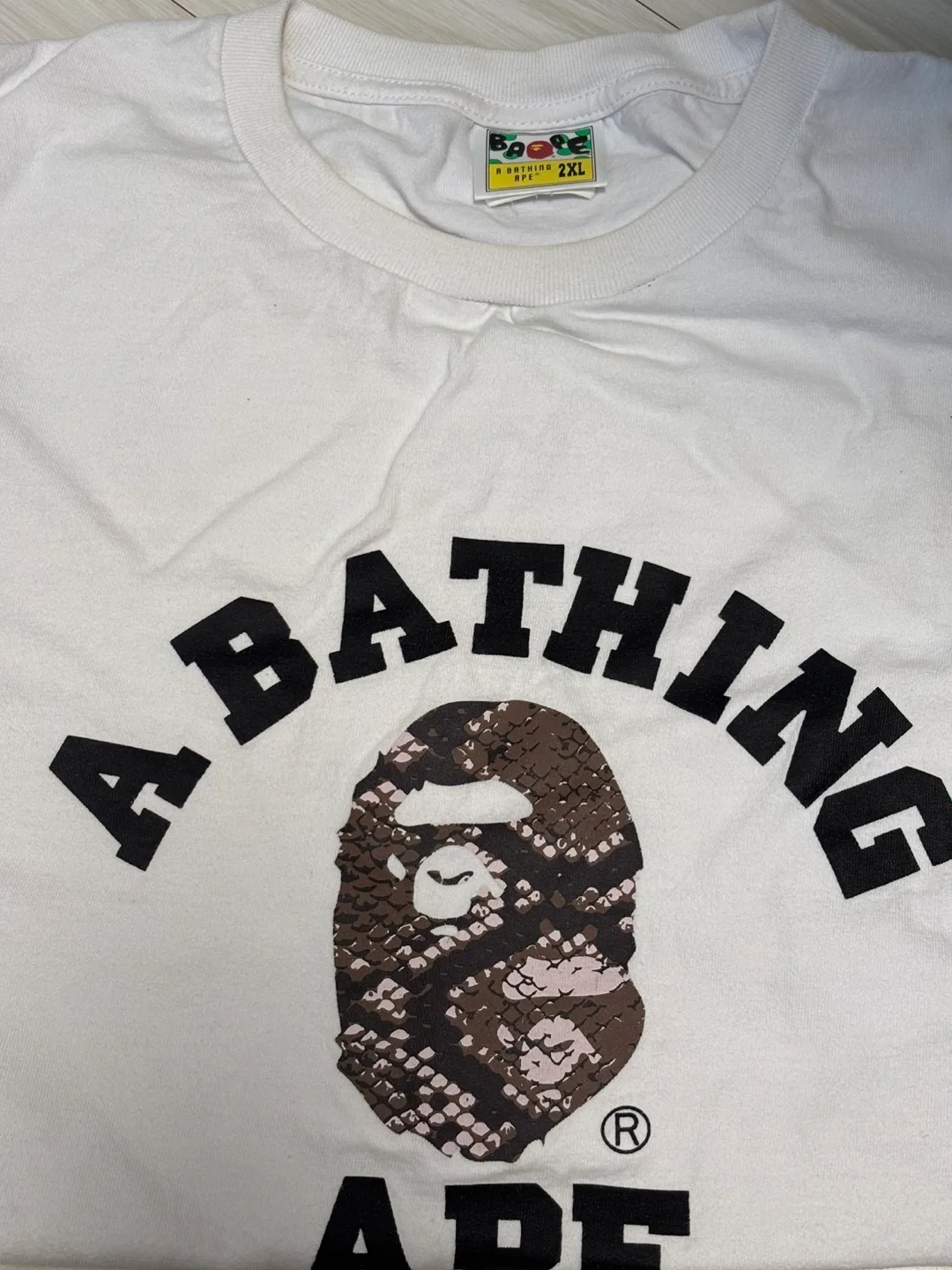 베이프 반팔 티셔츠 2XL