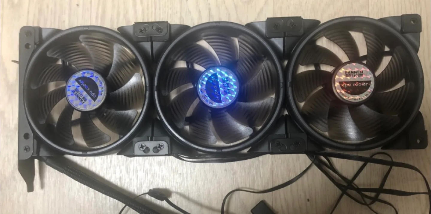 그래픽카드형 CPU GPU 쿨링팬