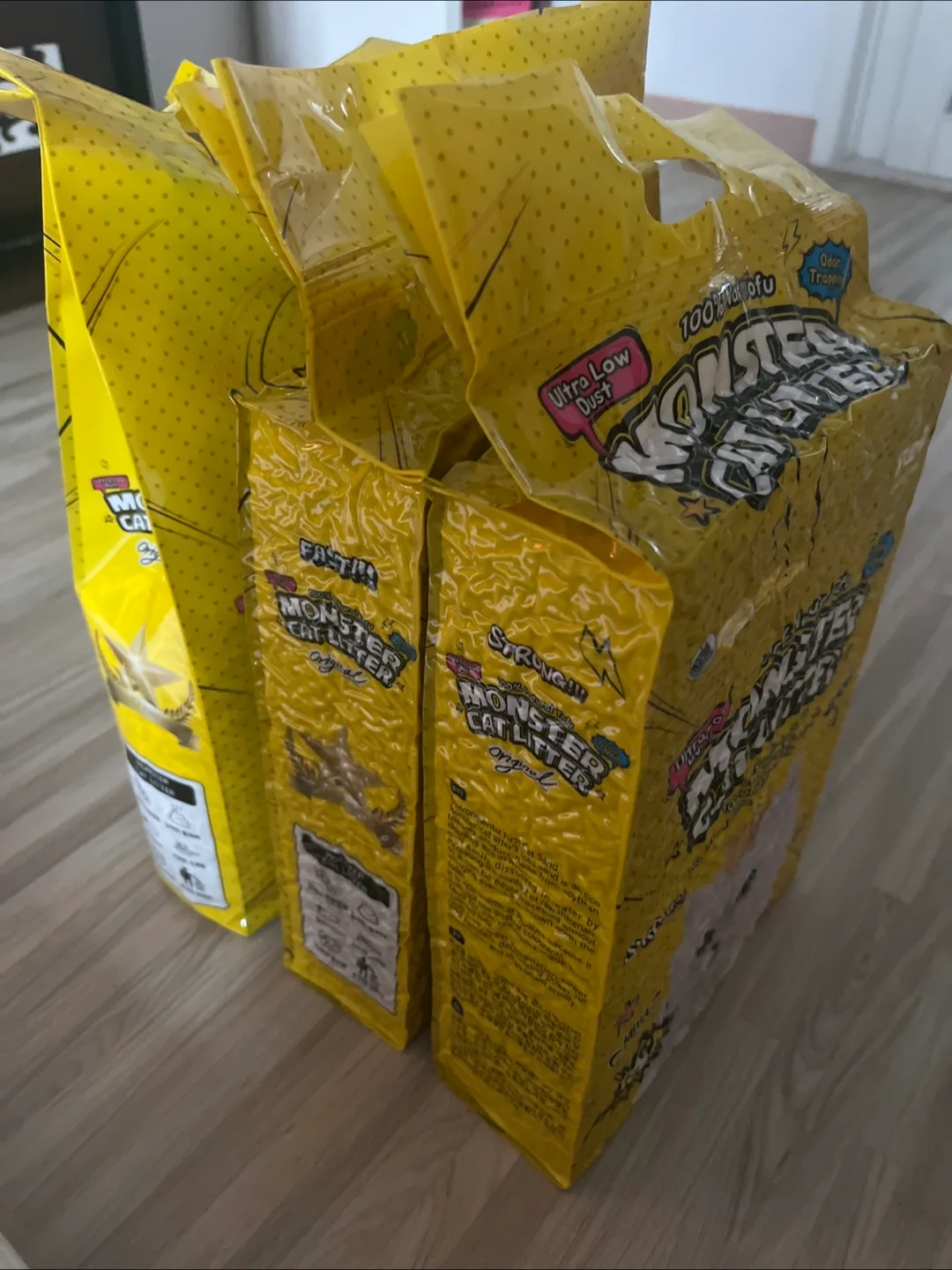 몬스터캣 두부모래 8L 새상품 3개