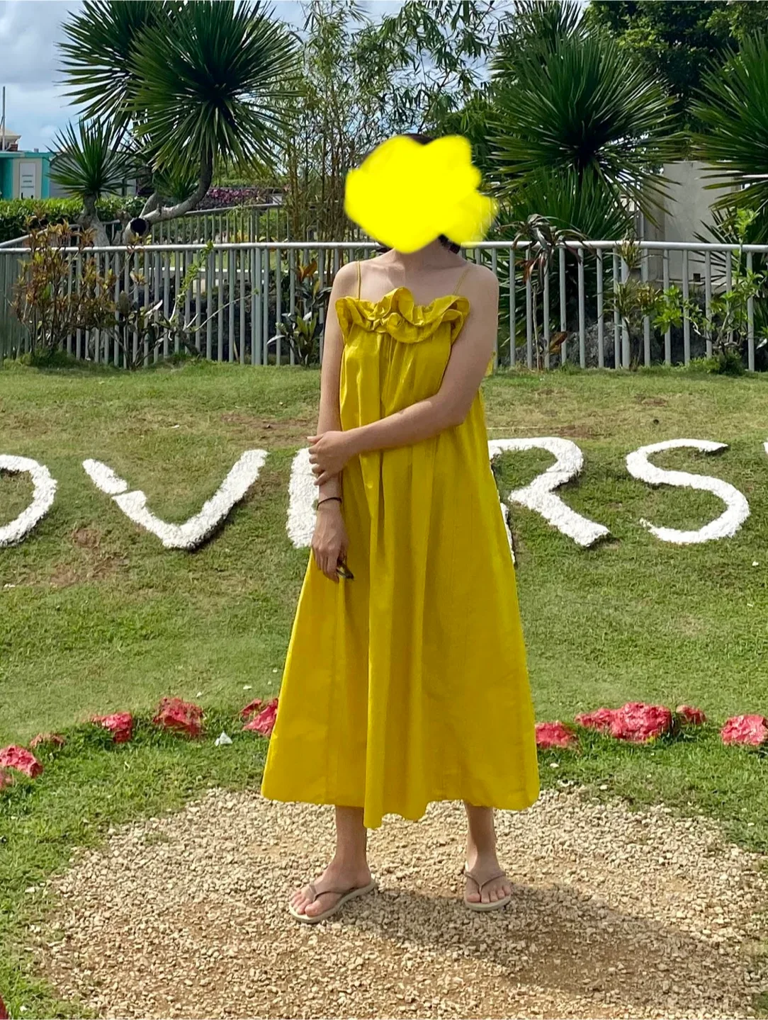 H&M 휴양지 바캉스 동남아 롱 원피스