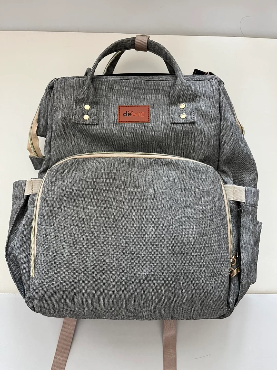 Debug 회색 기저귀 가방