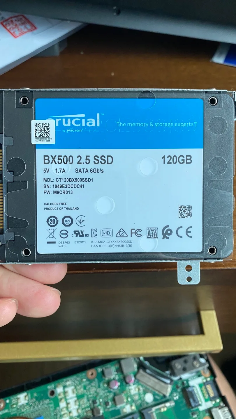 Crucial 120GB SSD