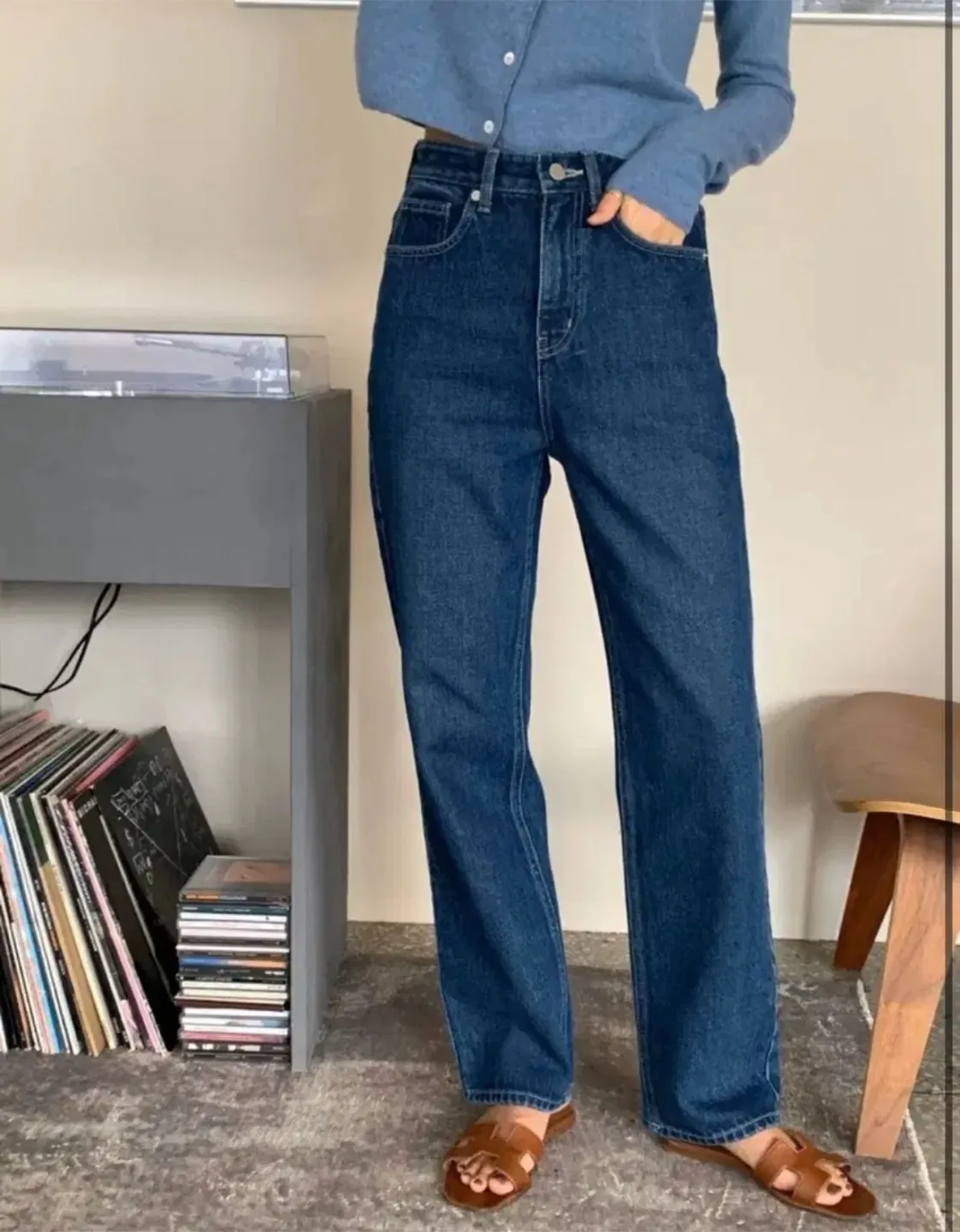 codeu 유서빈 코드유 타낫 세인트블루데님 진청 M