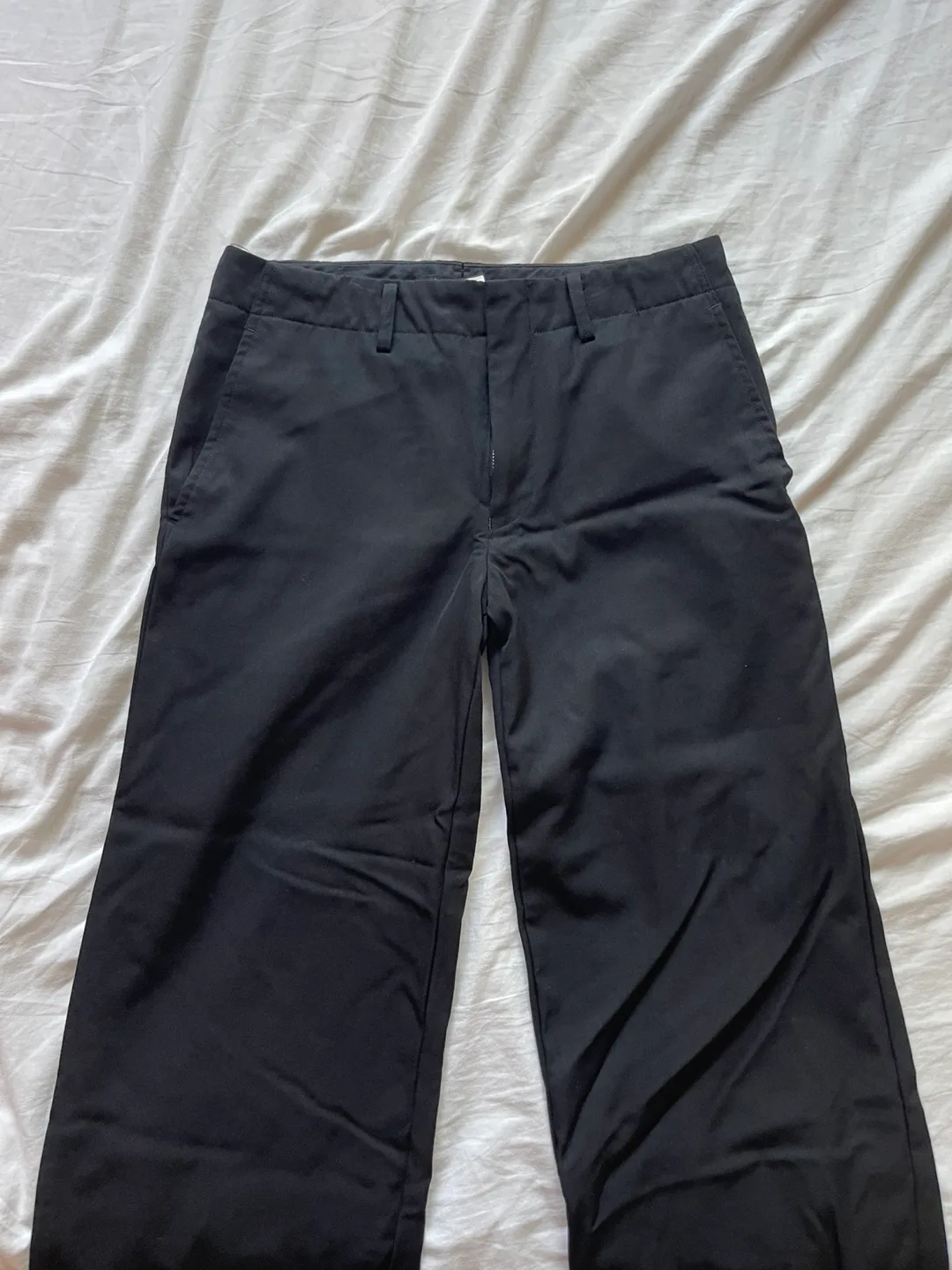 준야 와타나베 꼼데가르송 와이드 팬츠 SS 블랙