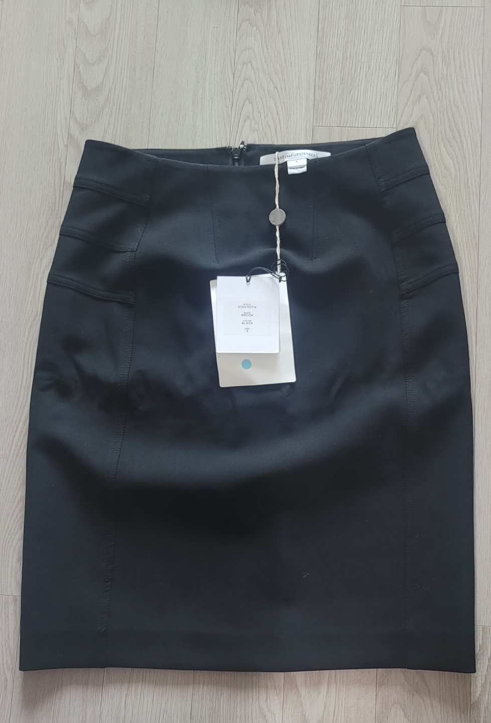 Glowny oxford cotton mini skirt