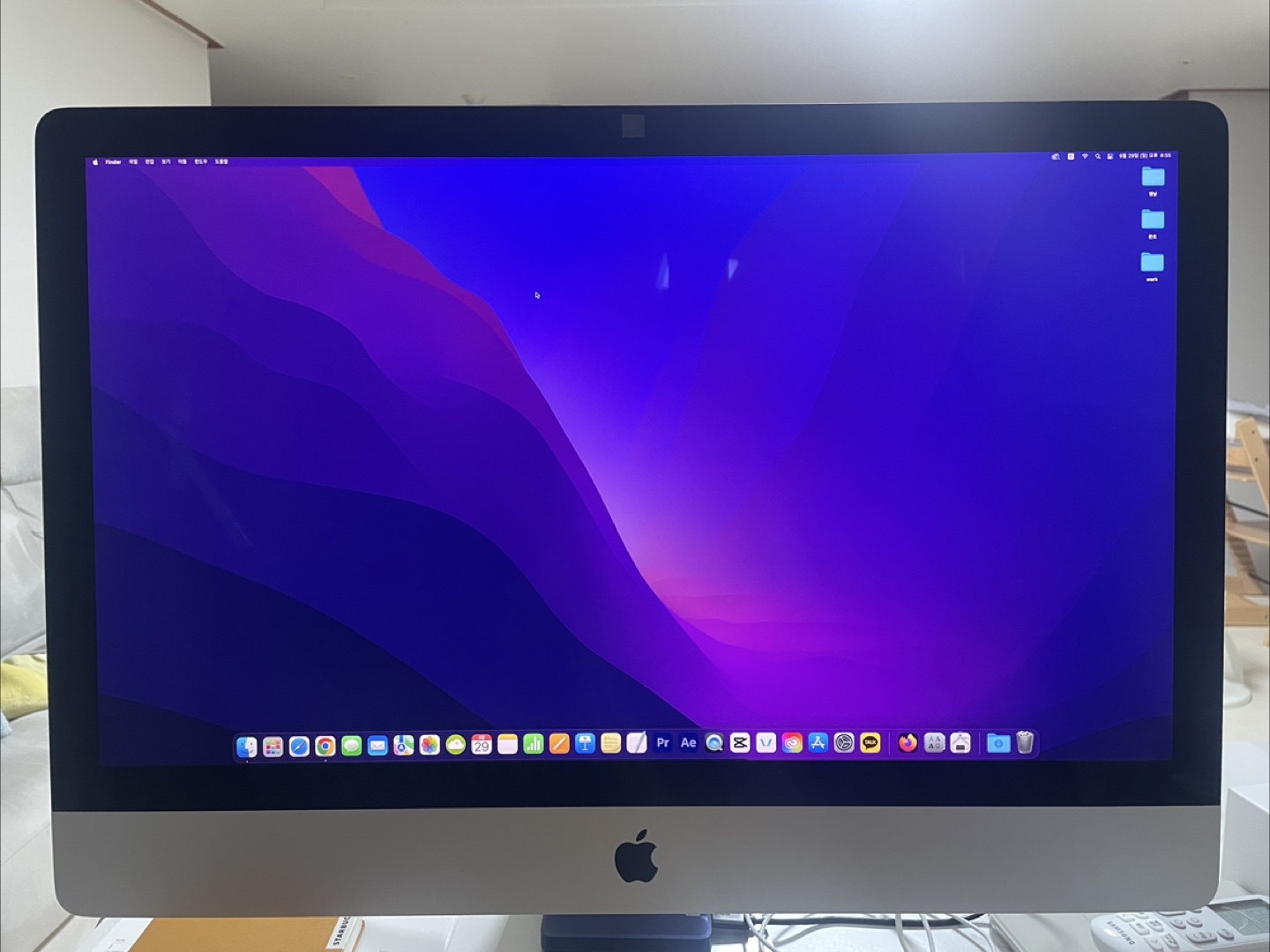 한성 32인치 모니터 ULTRON 3298C