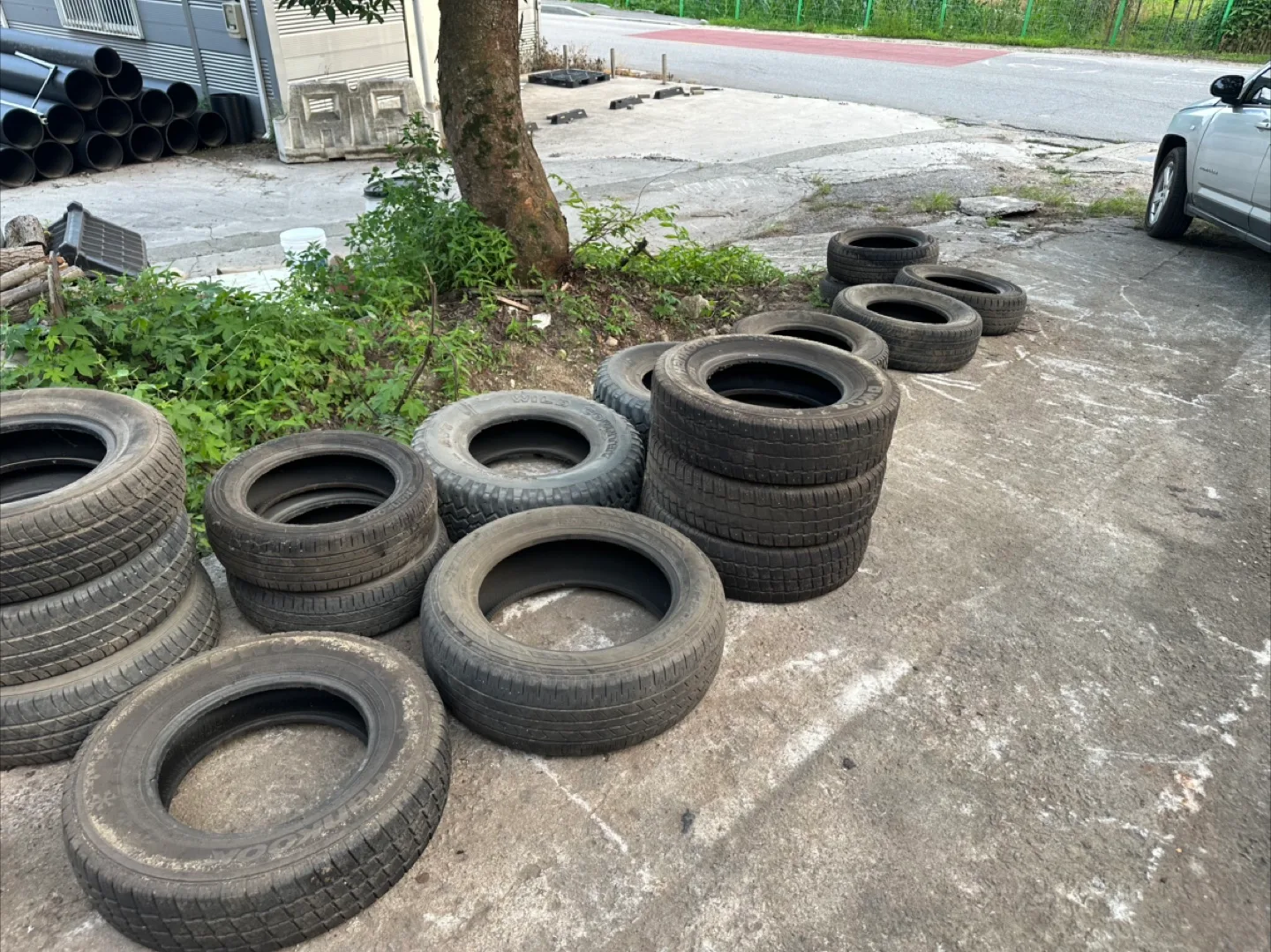 중고 타이어 여러종류