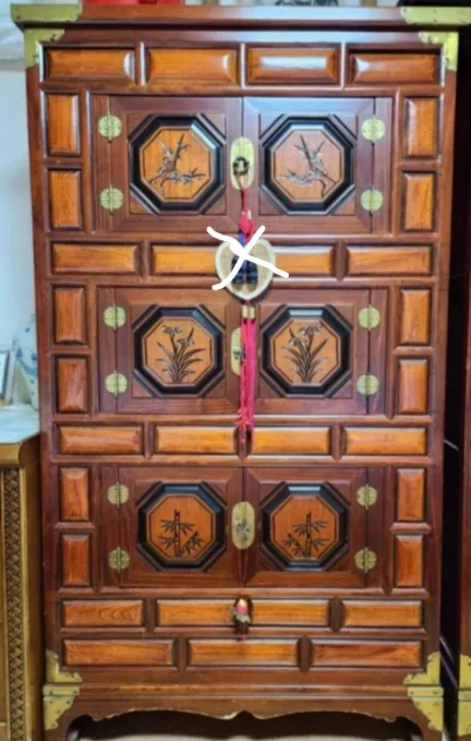 엔틱 장롱 빈티지 장식용 2개 일괄 이사정리