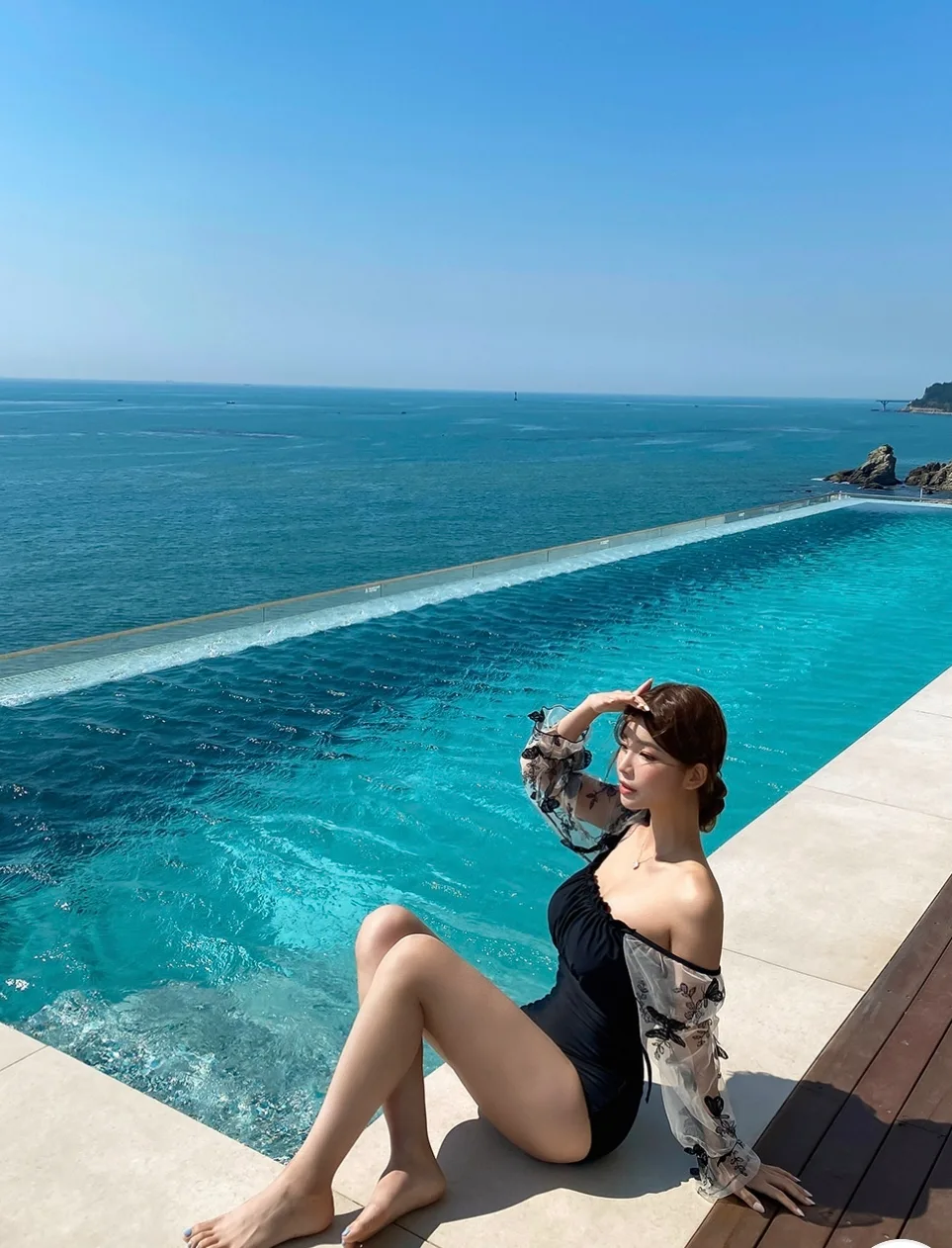 에이블리 레이스 모노키니