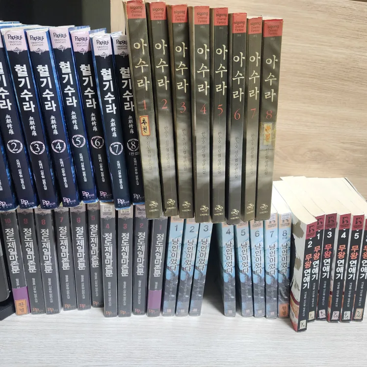 중고무협 소설입니다