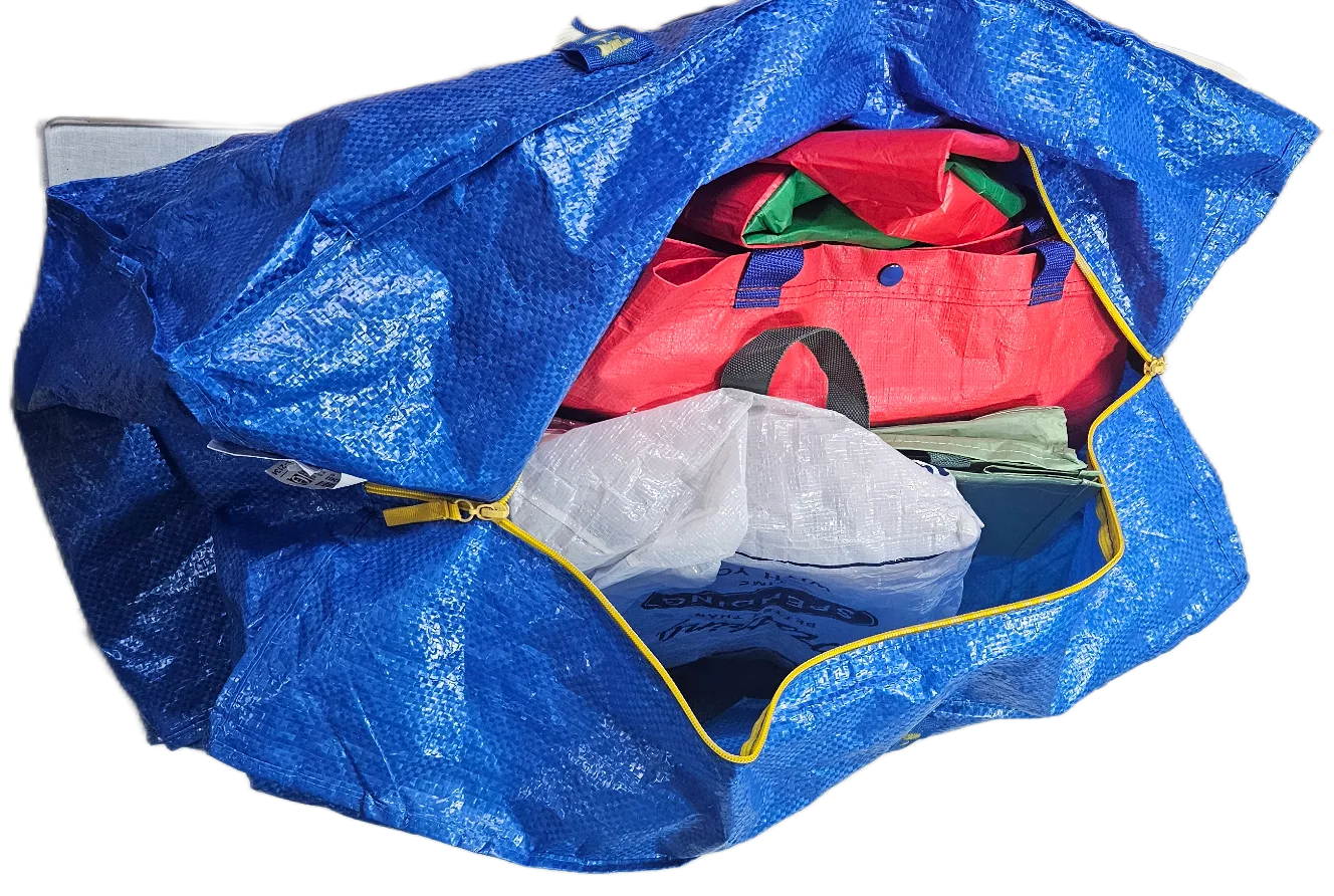 타포린 백 (중고, 크기 다양, 7개)