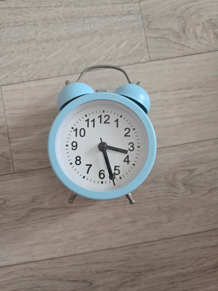 파란색 자명종 시계(중고)