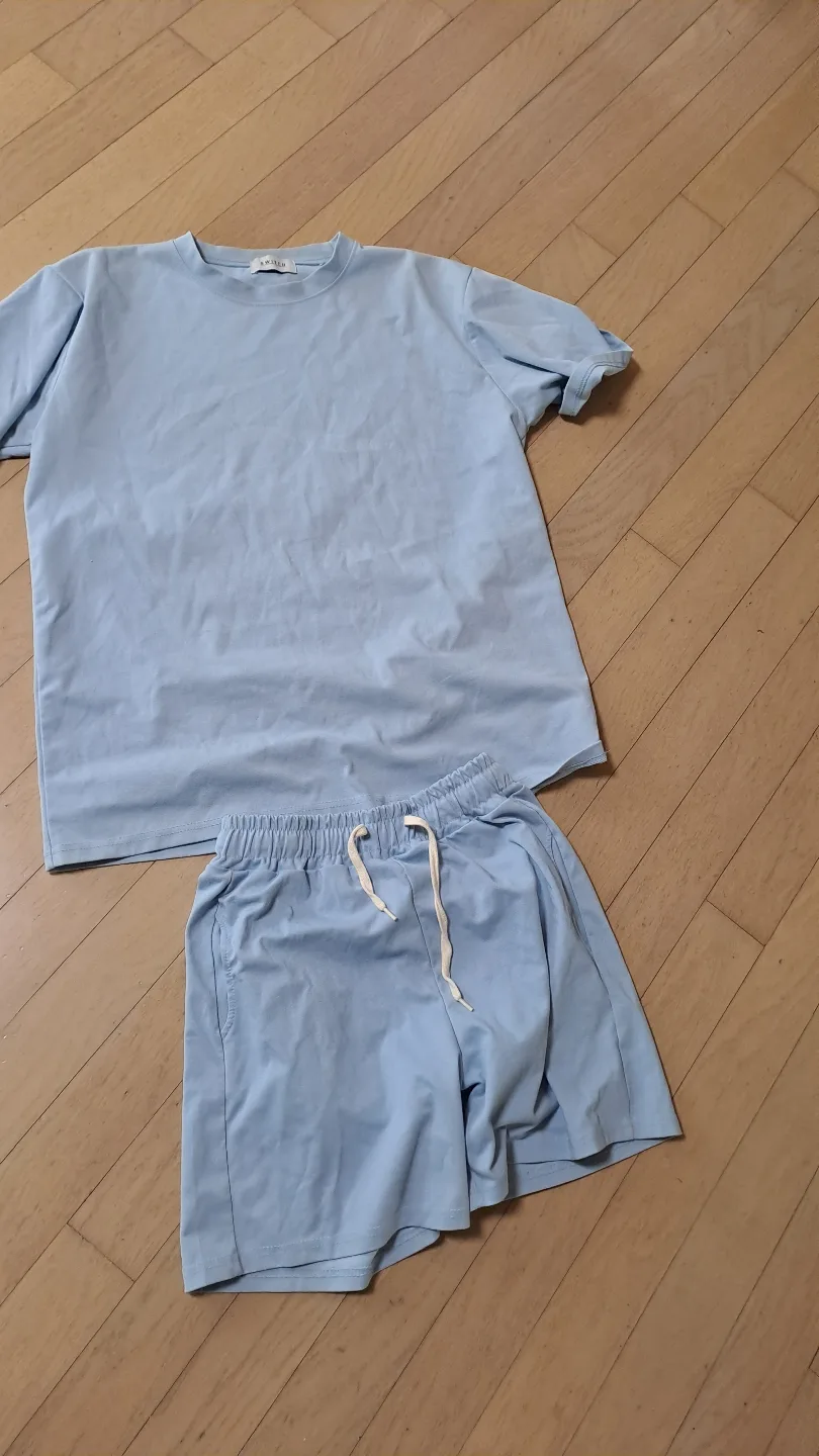 반팔티 반바지 세트..중고등남아