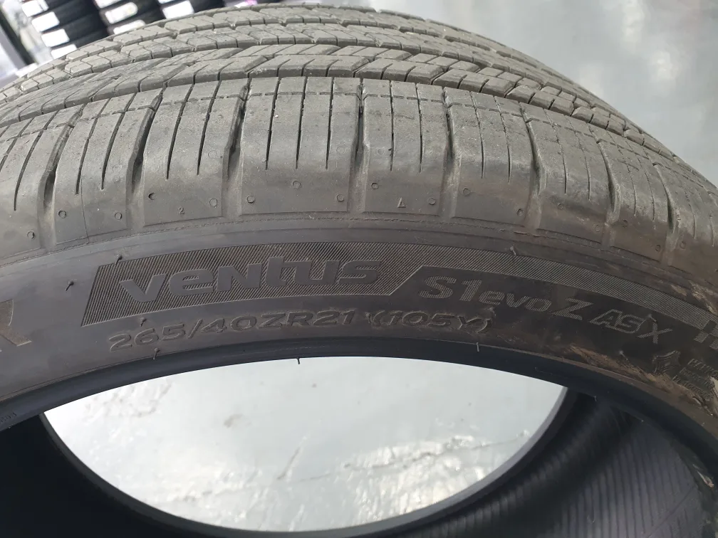 중고타이어 1개 파라요 265 40 21 한국 H129 1,000키로 주행