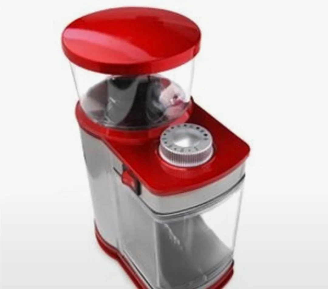 전동커피그라인더, 원두분쇄기 [홈아트_레드 ]