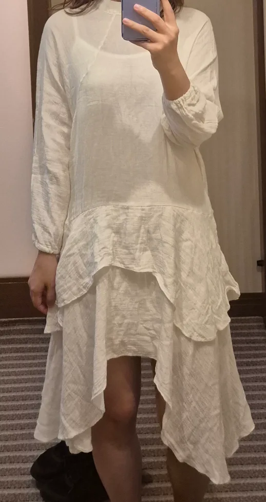 언발란스 프릴 원피스