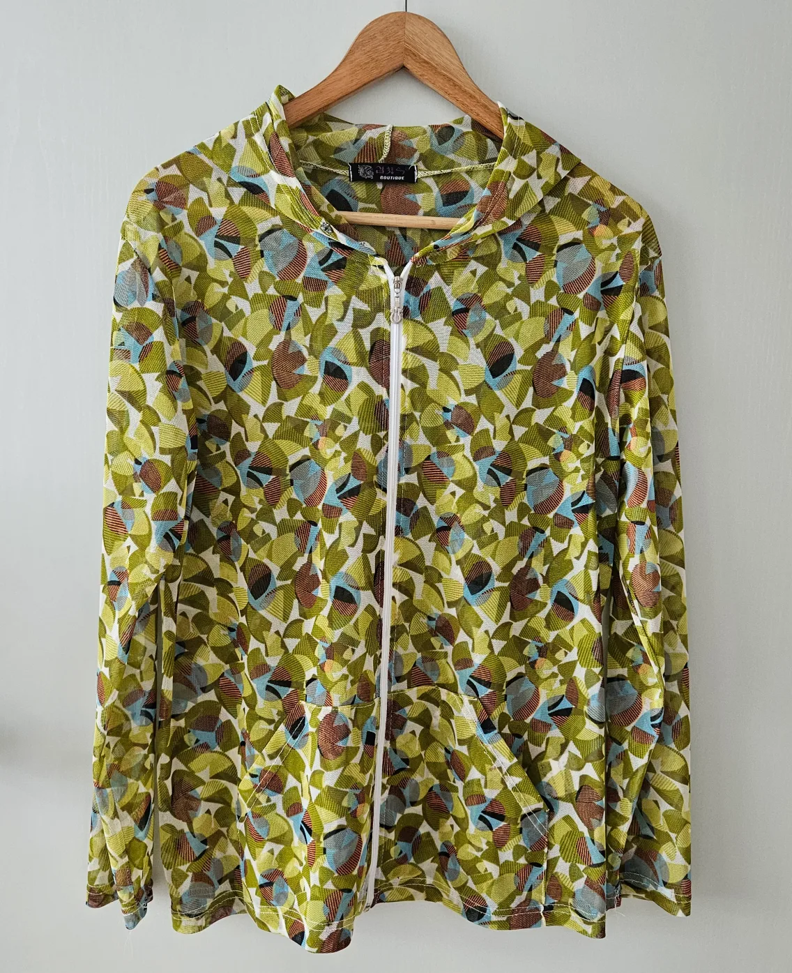 김창숙 후드 가디건