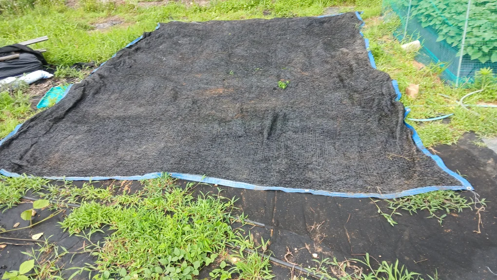 검정색 차광막 4m×6m (중고)