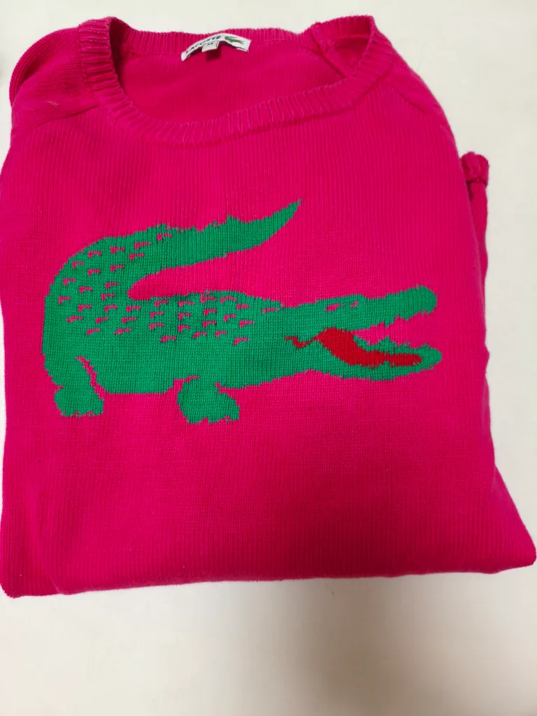 라코스테 핑크 니트 예민사절 당연중고라저렴