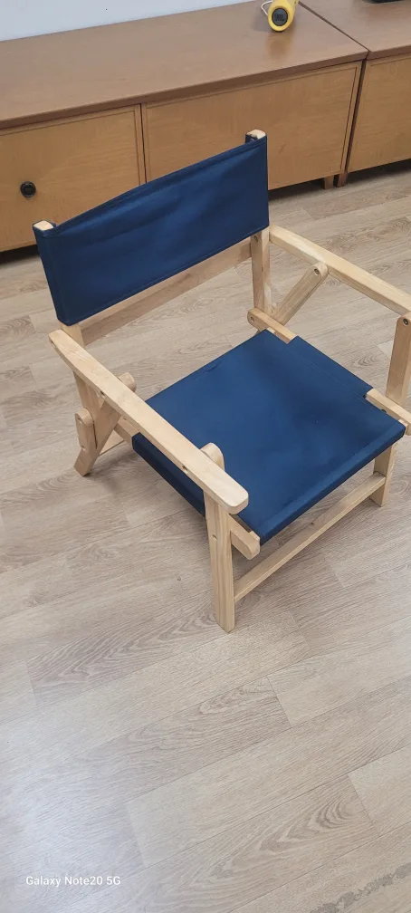 원목 접이식 의자(중고)