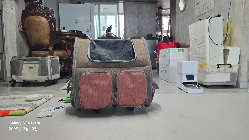 강아지 이동식 배낭 겸 캐리어