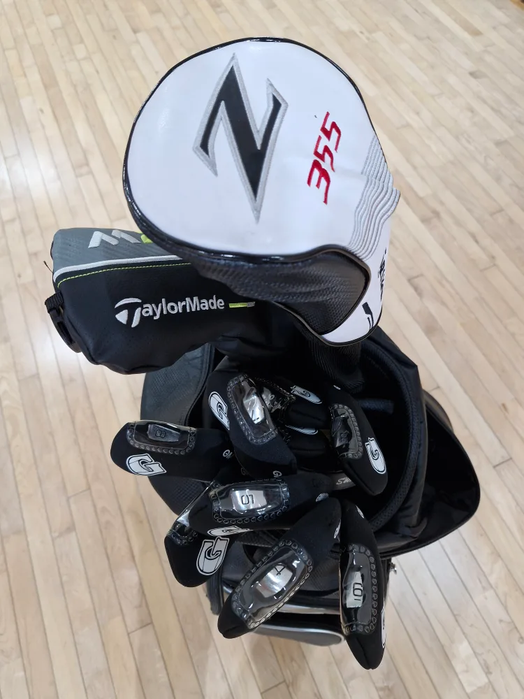 [중고 골프채 풀세트 판매] 미즈노 골프백 + SRIXON/TaylorMade/Mizuno클럽 구성
