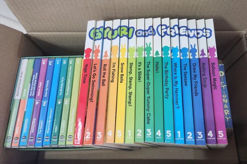 튼튼영어 규리앤프렌즈 영어책 팝니다.