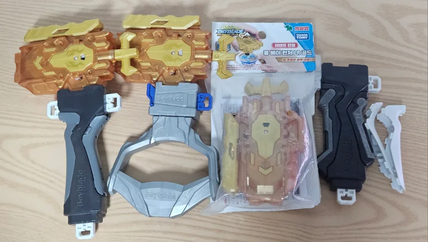 [정품] 베이블레이드 버스트 BBG-29 롱 베이 런처 LR 골드 (중고)