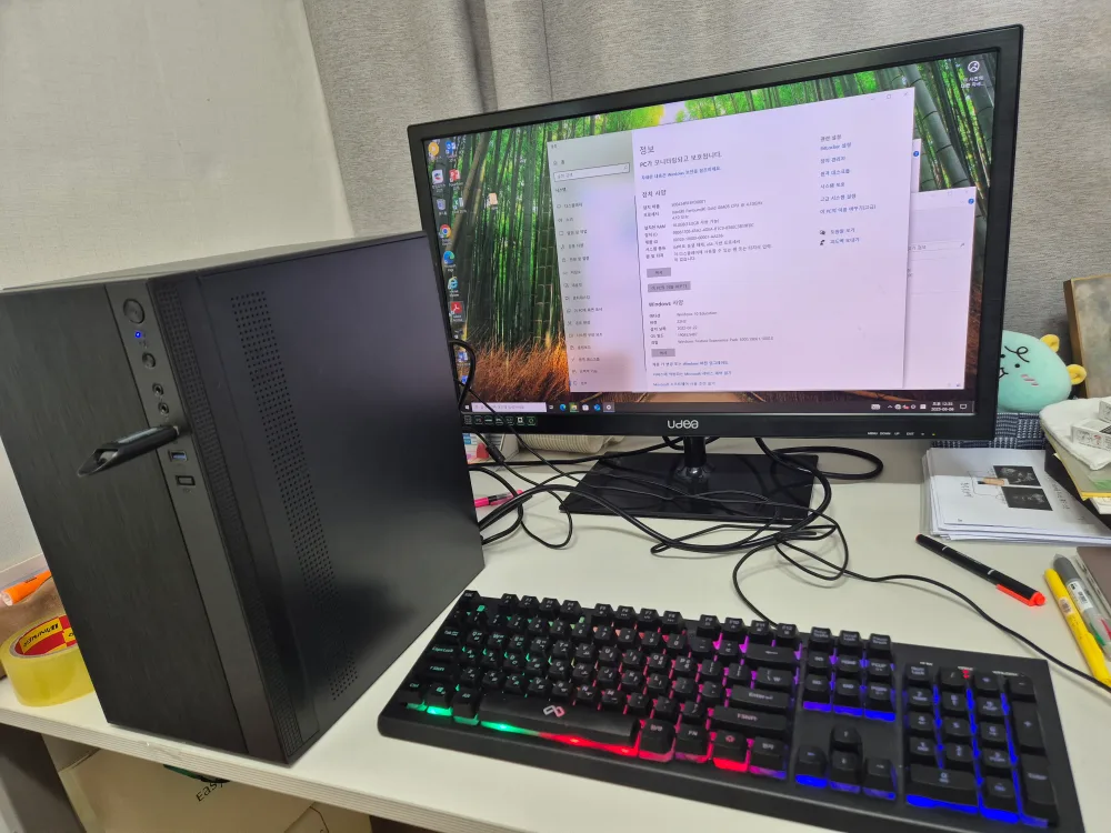 컴퓨터 본체 세트(모니터 무료제공)