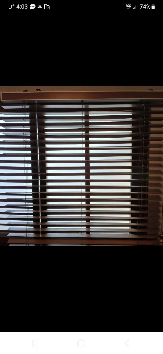 우드 블라인드.중고