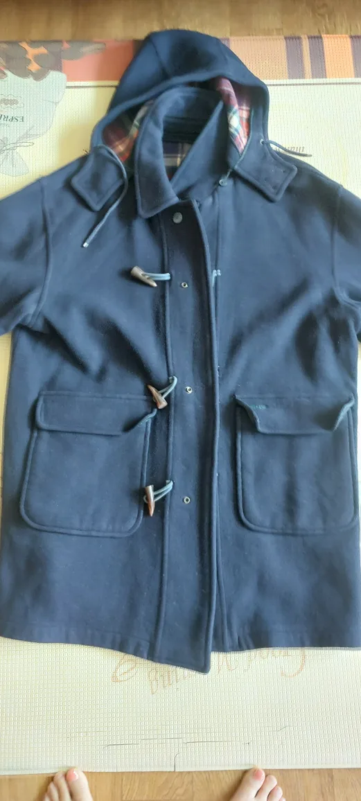 후드 더플 코트 105사이즈(떡볶이코트)