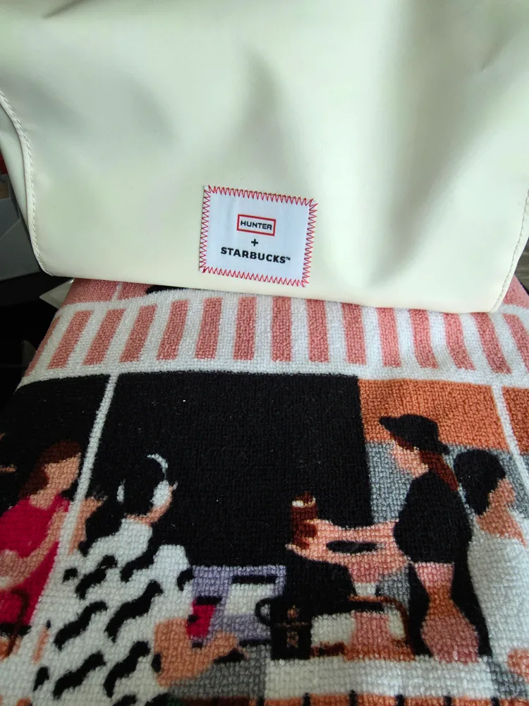 헌터x스벅 비치타월 새제품