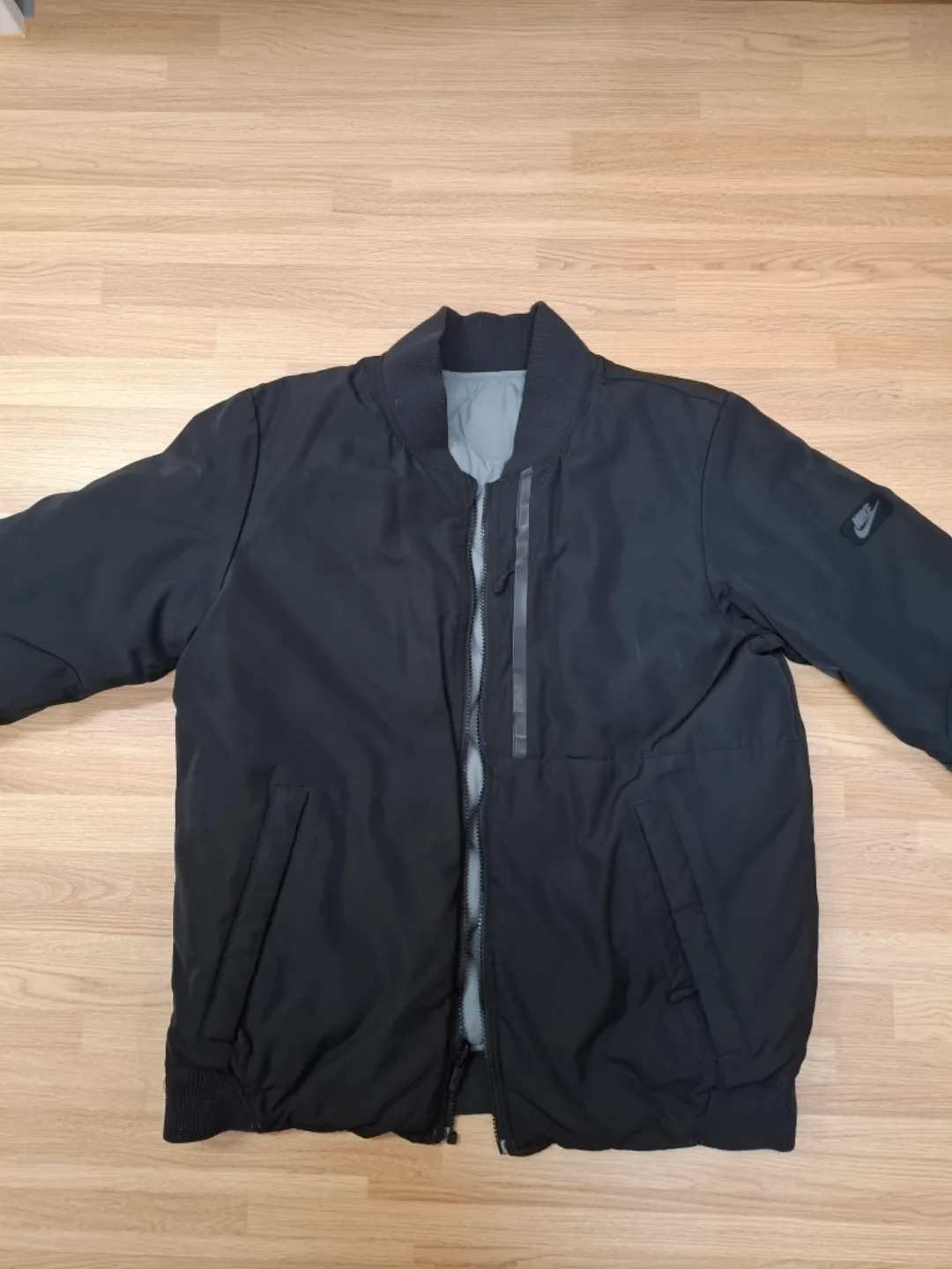 나이키 리버시블 퀼팅 봄버 자켓 (양면)