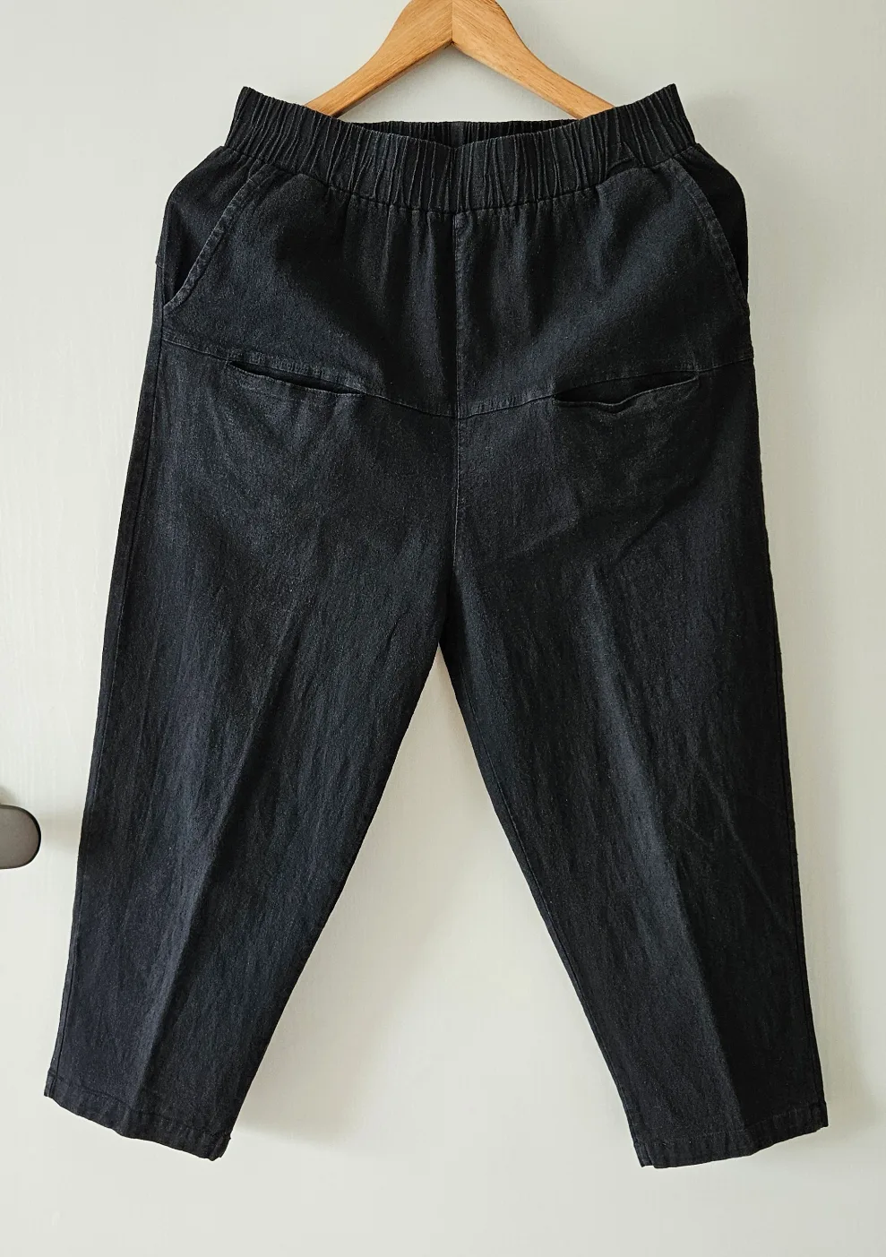 스판 반배기 바지