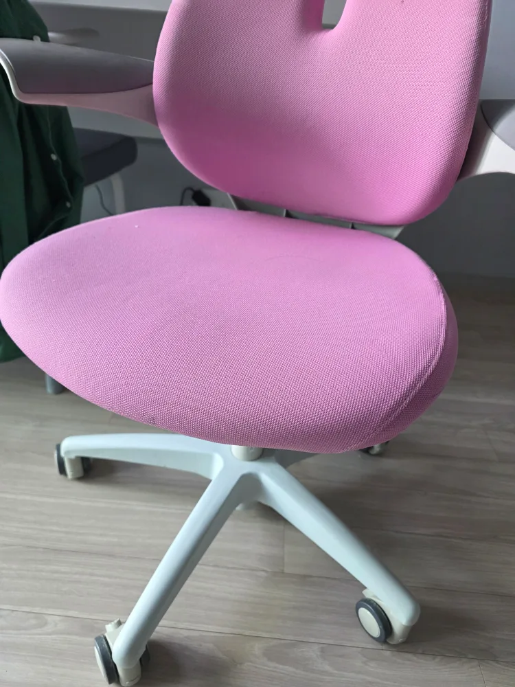 (무료나눔)듀오백 키즈래빗 듀얼 등받이 의자 핑크 2종(중고)