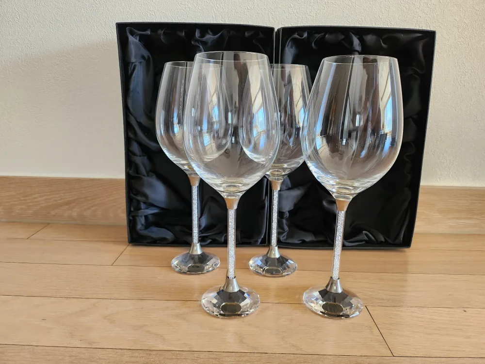 크리스탈 레드와인잔 (A) 4pc