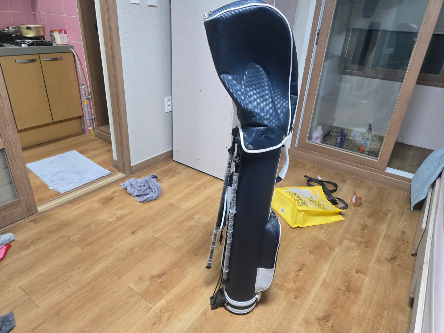 세븐힐스 스탠드 골프백 네이비